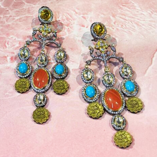 NAWABSHAHI LEMON-MU EARRINGS