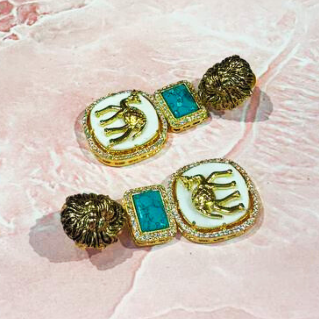 CAMEEKA FIROJA EARRINGS