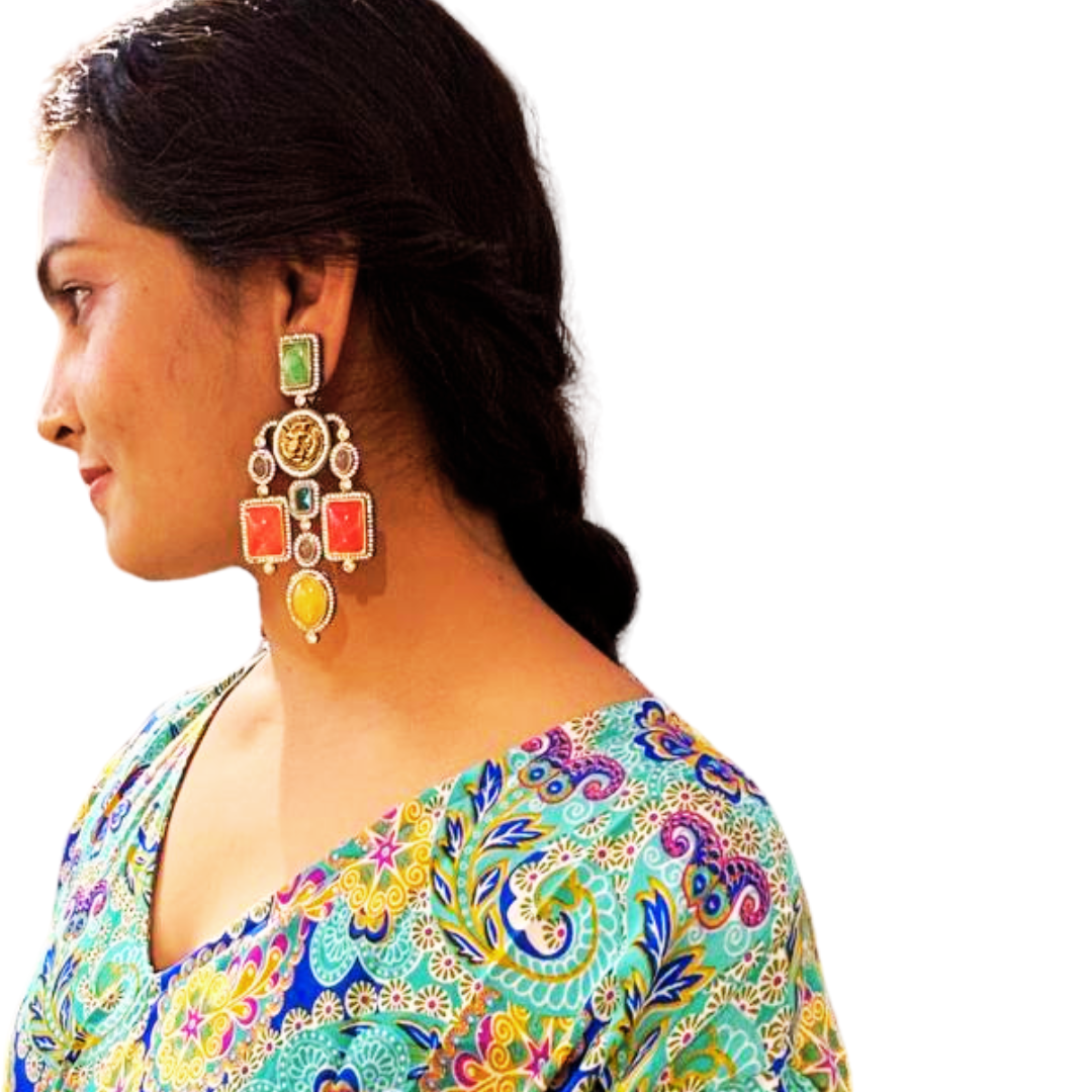 NAWABSHAHI PARROT-Y-EARRINGS