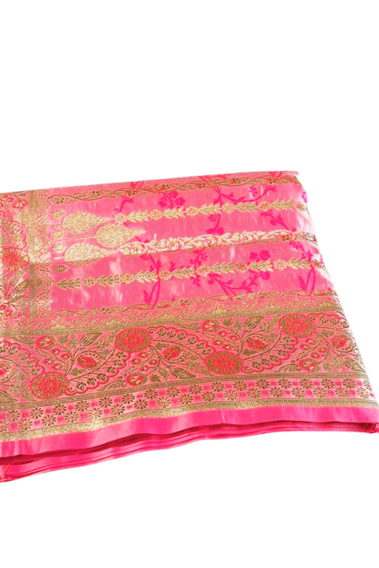 PINK BANARASI VIVE SARI