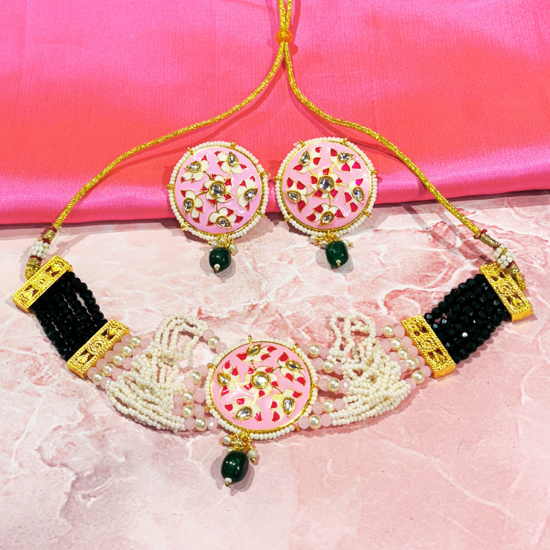 VISHAKA PINK NECKLACE