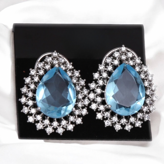 Aqua Terra stud earrings