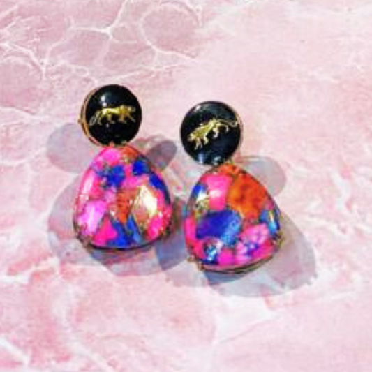LILLYPUT PINK EARRING