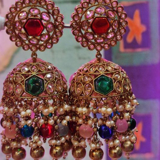 MULTY  MUMTAJ JHUMKAS