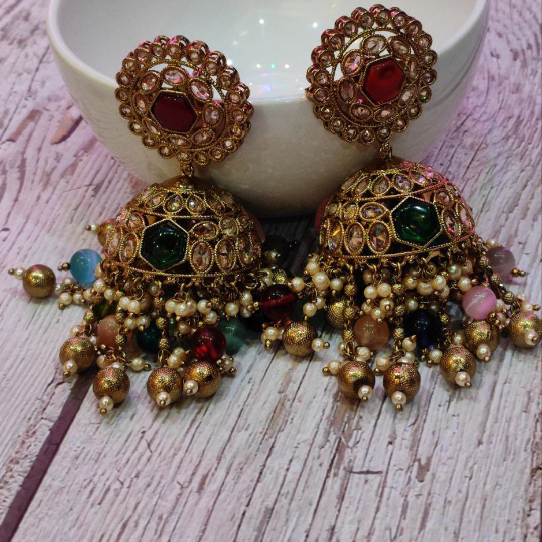 MULTY  MUMTAJ JHUMKAS