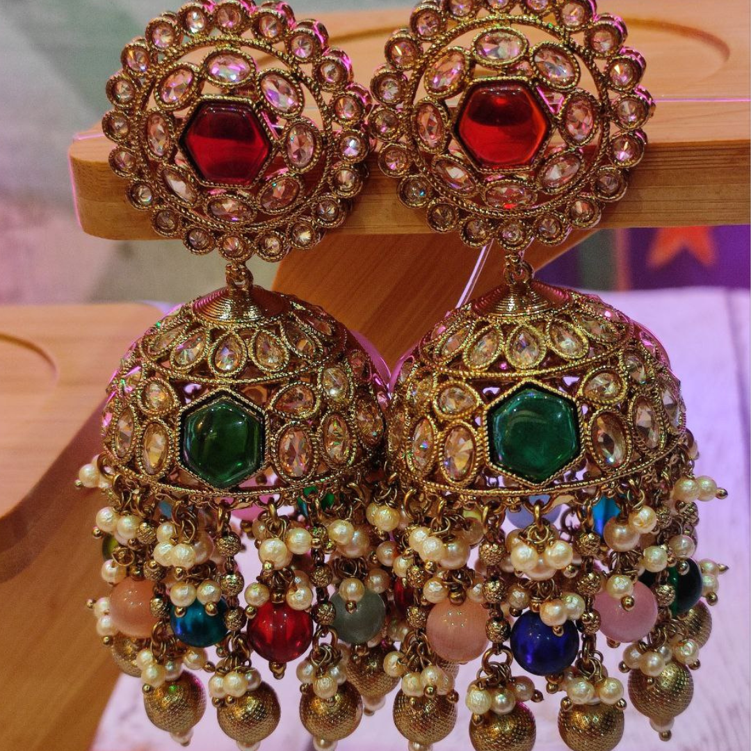 MULTY  MUMTAJ JHUMKAS