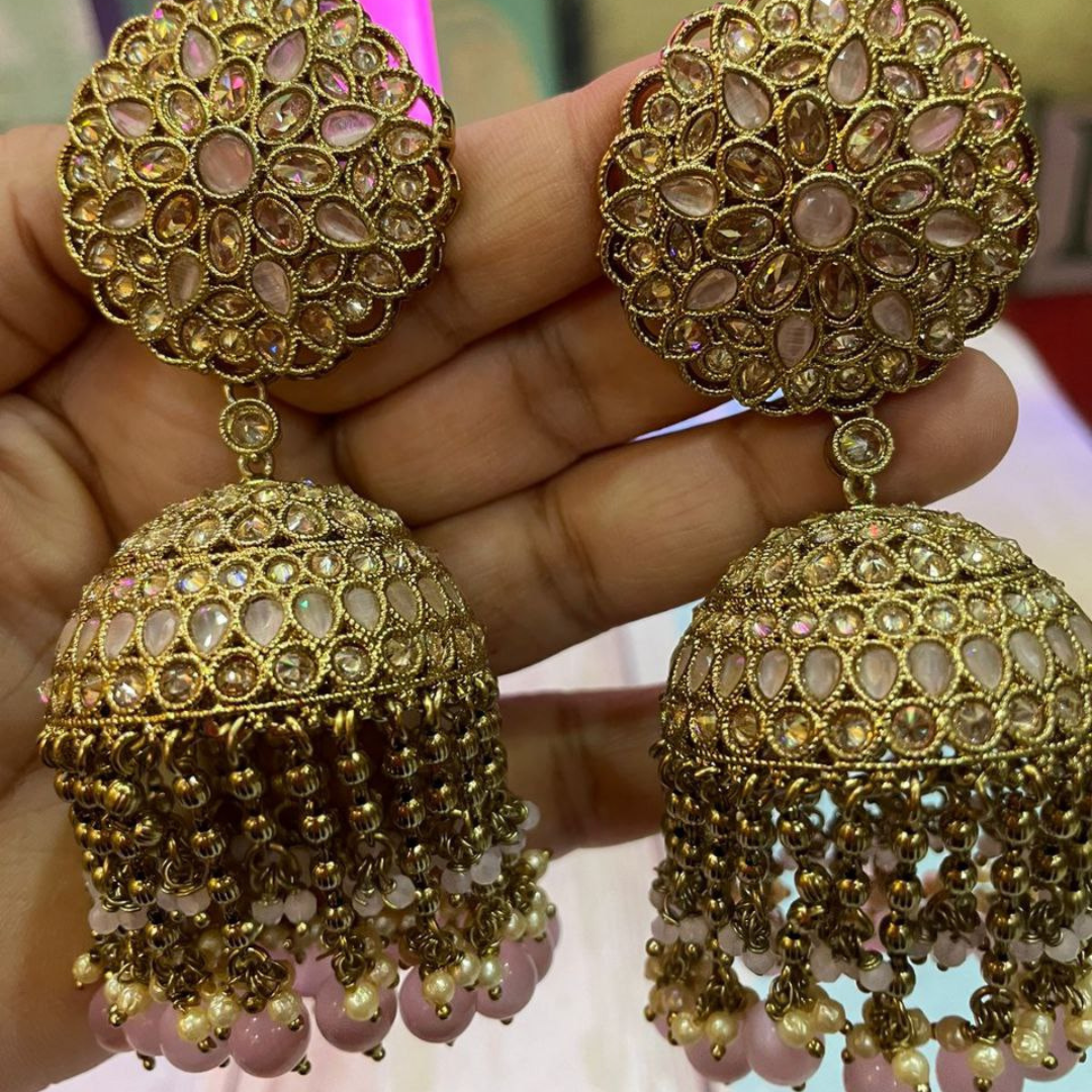 Jhumka Style Back Hand Mehendi Design