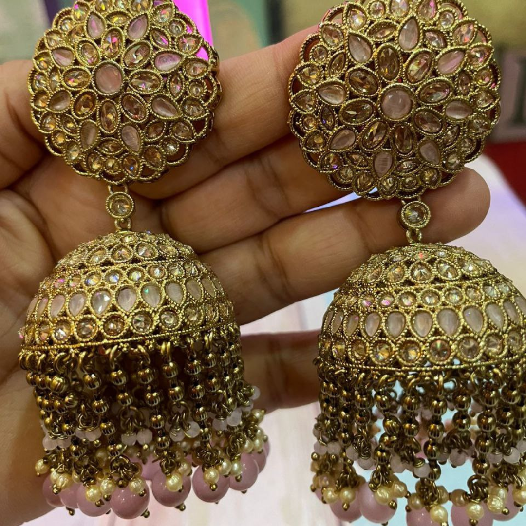 MEHANDI PINK NOORJAHAAN JHUMKA