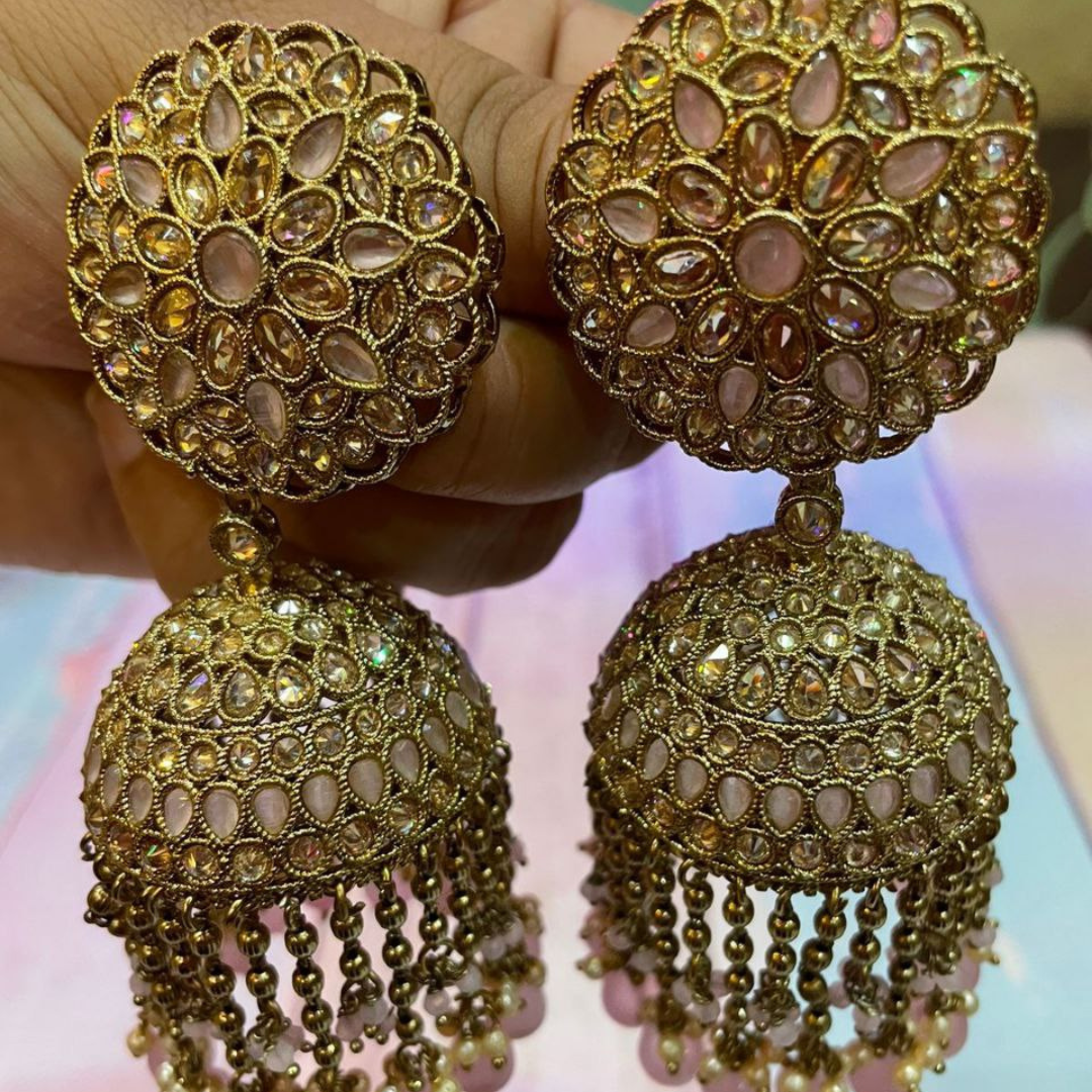 MEHANDI PINK NOORJAHAAN JHUMKA