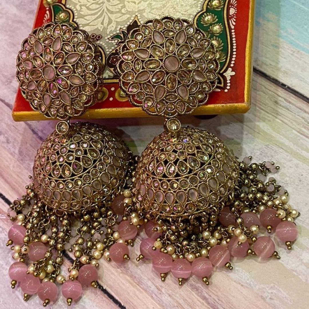 MEHANDI PINK NOORJAHAAN JHUMKA