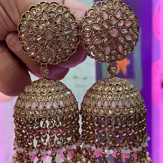 MEHANDI PINK NOORJAHAAN JHUMKA