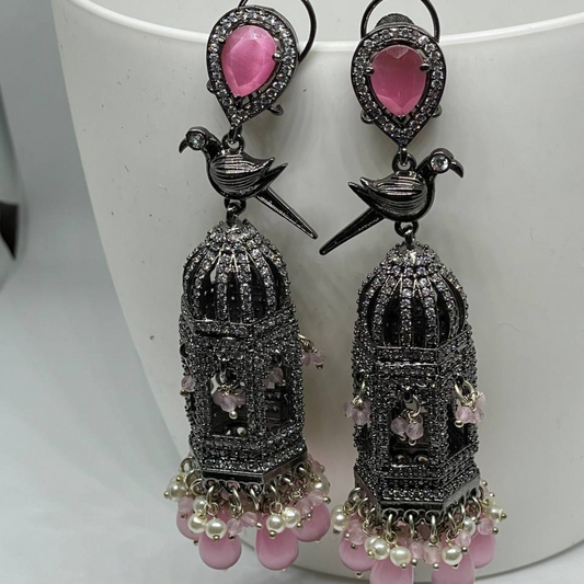 PINK PINJARA BELLE JHUMKA