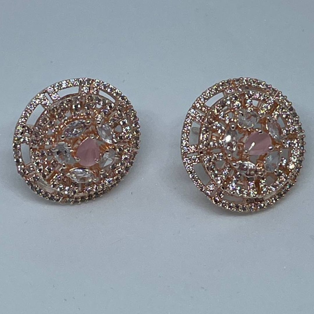 PINK ELIZABETH (I) (G) EARRINGS