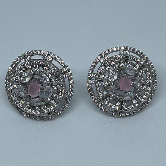 PINK ELIZABETH (I) EARRING