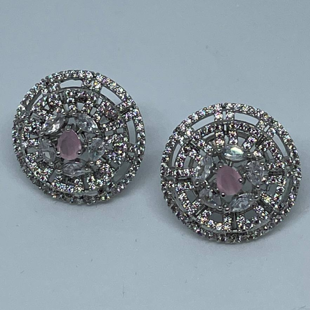 PINK ELIZABETH (I) EARRING