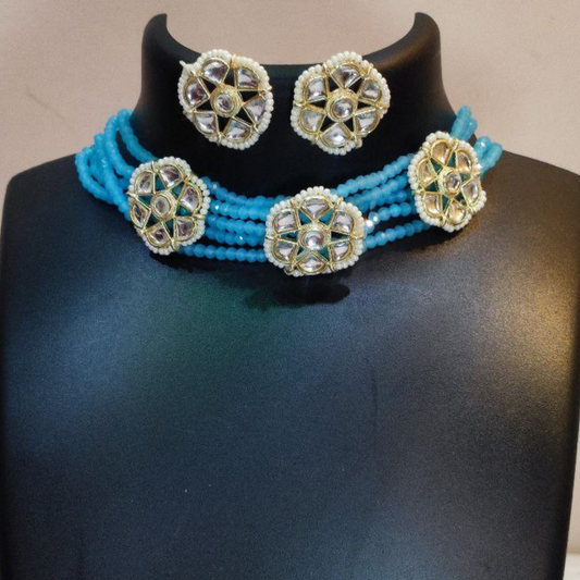 CHOTE-MIYAN AQUA NECKLACE