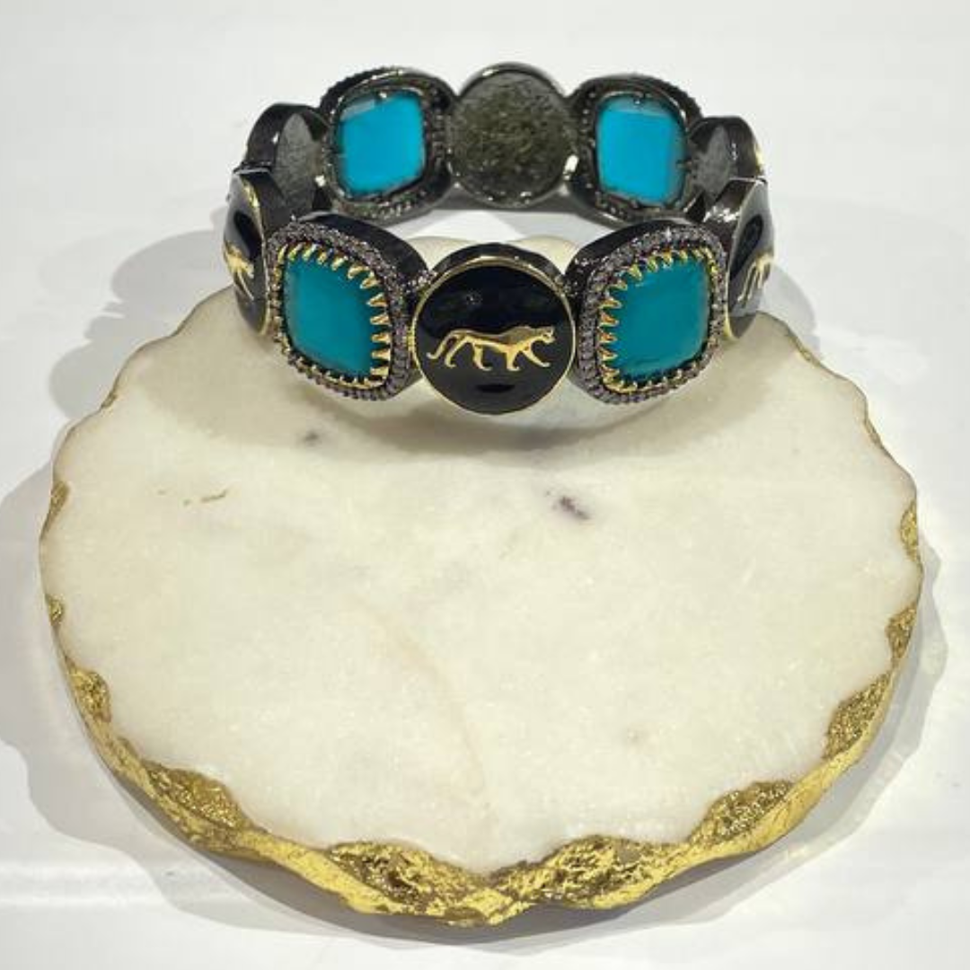 KATHRINE AQUA BANGLE