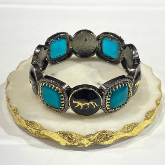 KATHRINE AQUA BANGLE