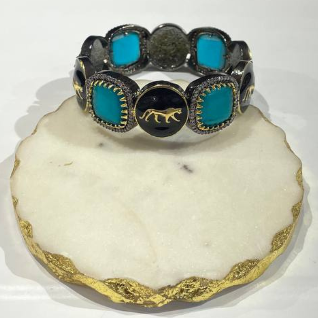 KATHRINE AQUA BANGLE
