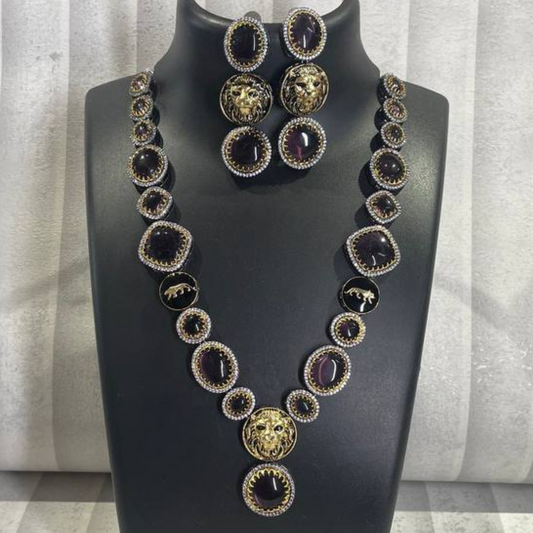 LAWANYA LAVENDER NECKLACE