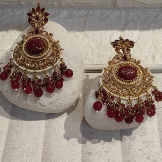 MANDAKINI RED EARRINGS