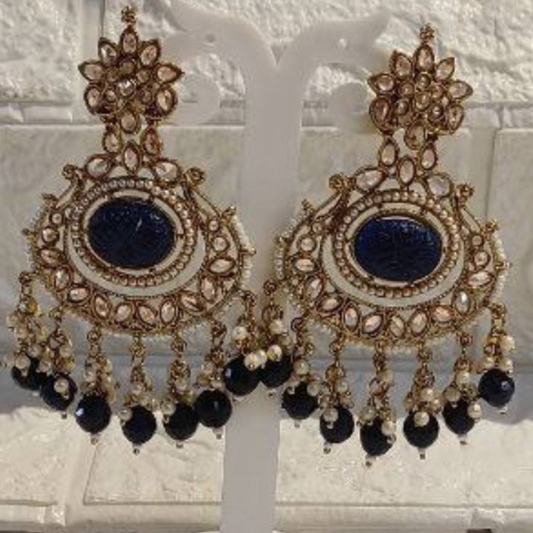 MANDAKINI BLACK EARRINGS