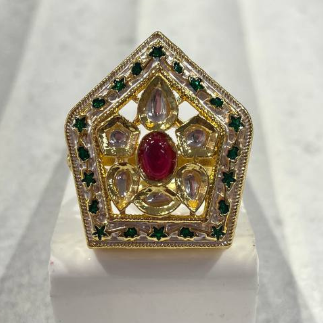 RAWAL RED-GREEN RING