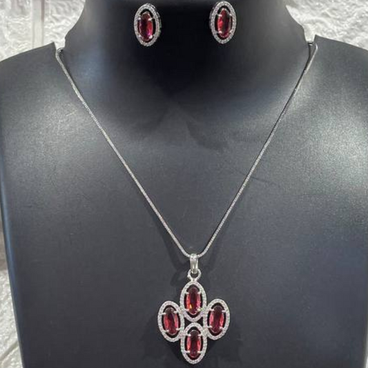 NAZAKAT RED NECKLACES