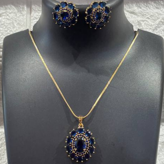 DEEPI BLUE NECKLACE