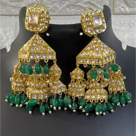 PURNIMA GREEN EARRINGS