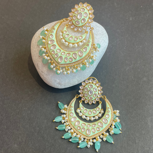 PISTA SURYA CHANDBALI EARRINGS