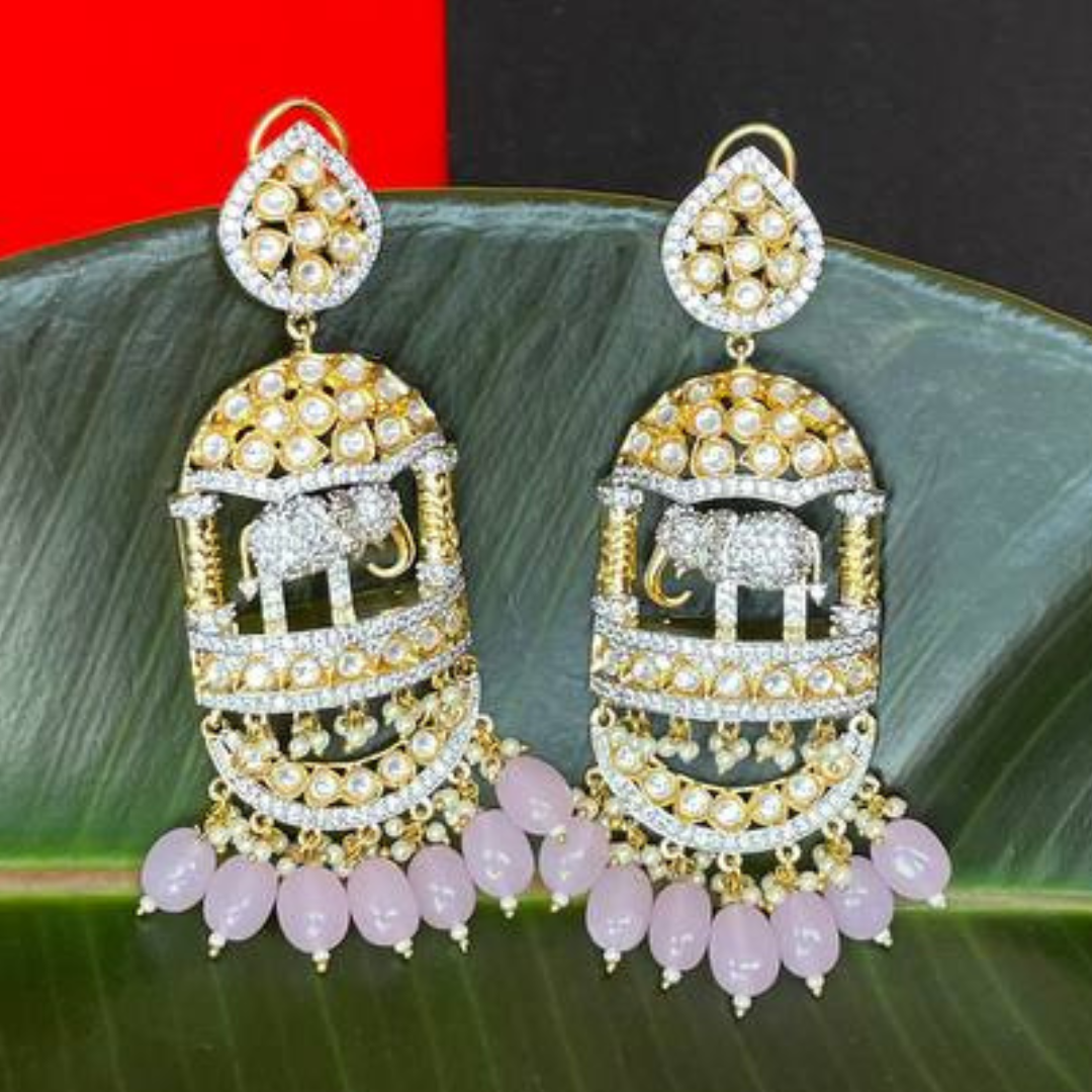 GAJSHAHI PINK EARRINGS
