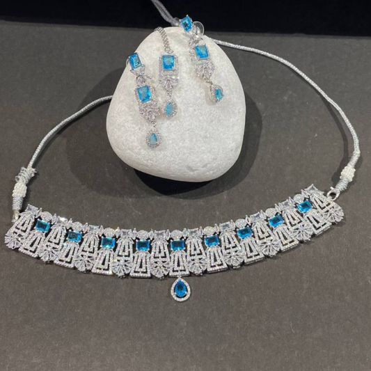 BAHARA AQUA JEWELLERY SET