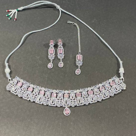 BAHARA PINK JEWELLERY SET