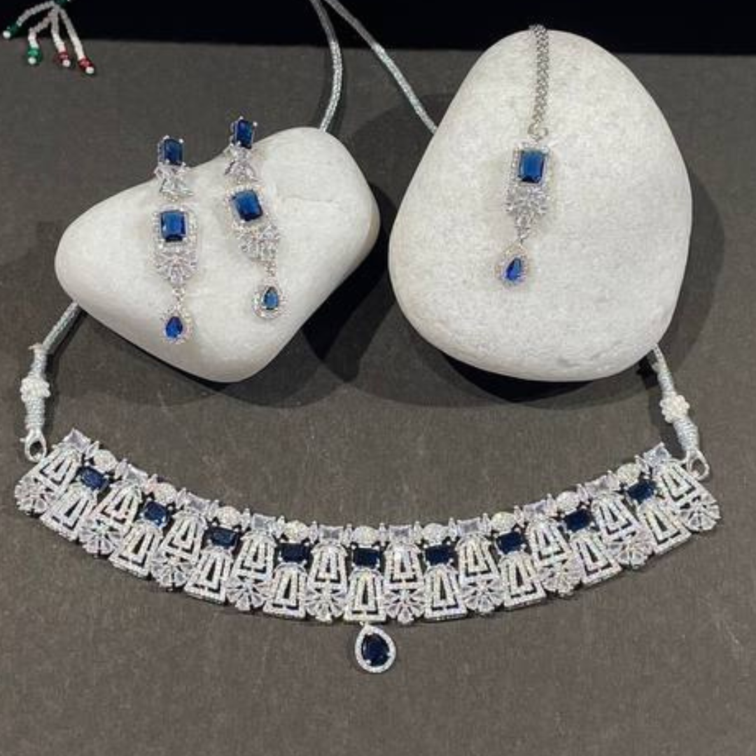 BAHARA BLUE JEWELLERY SET