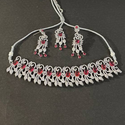 MOHITA RED JEWELLERY SET