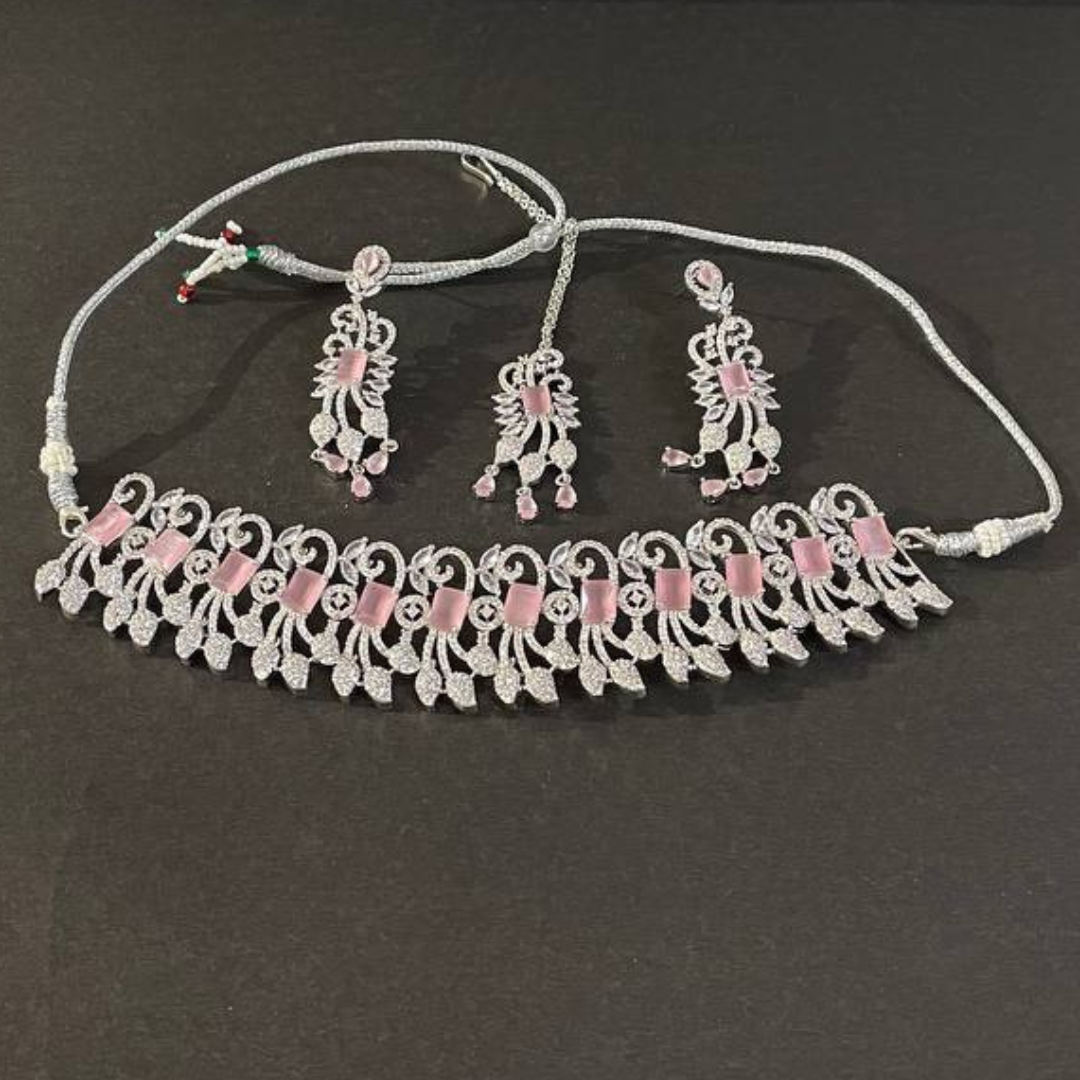 MOHITA PINK JEWELLERY SET