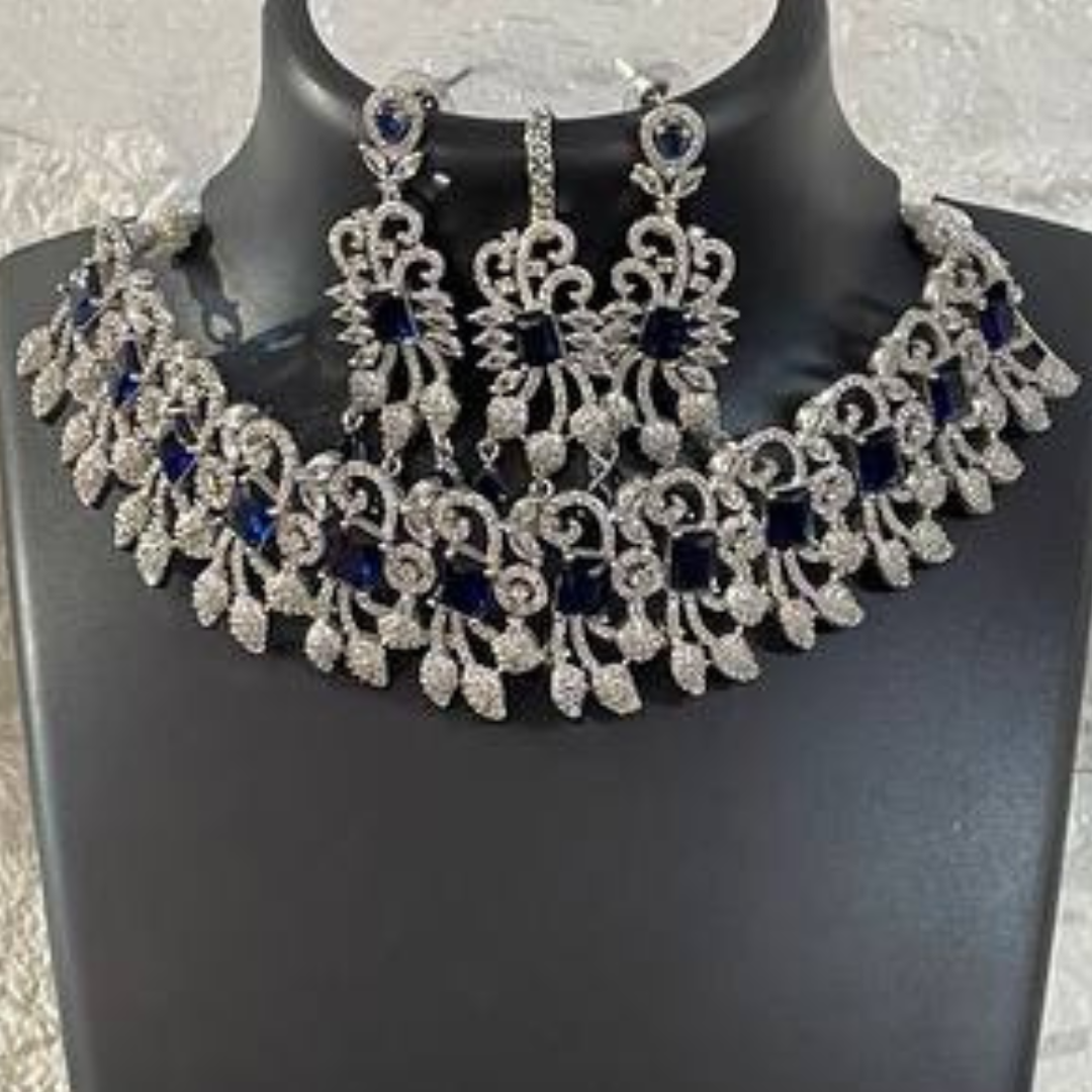 MOHITA BLUE JEWELLERY SET