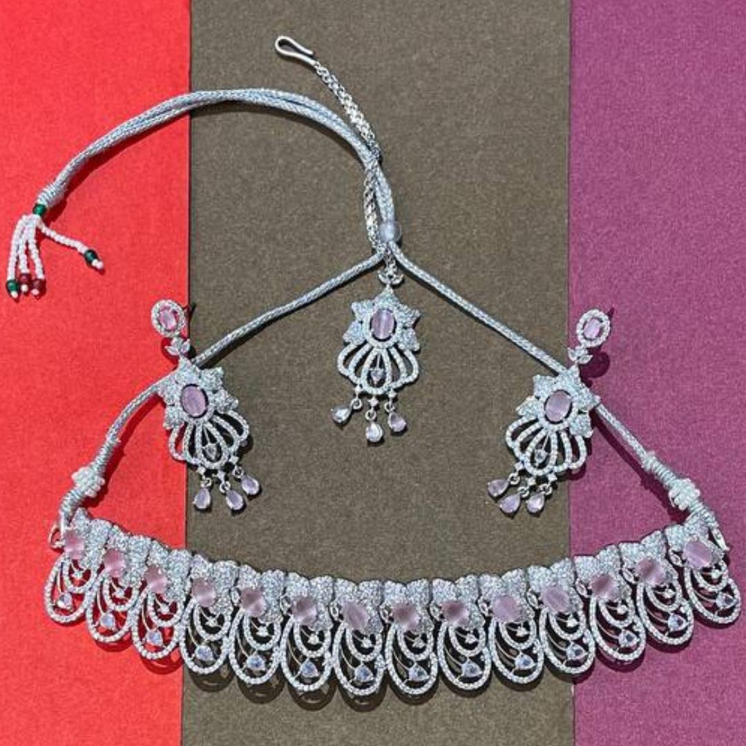 RICHAL PINK JEWELLERY SET
