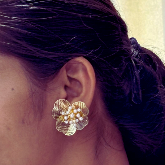 FLORA-STUD EARRINGS