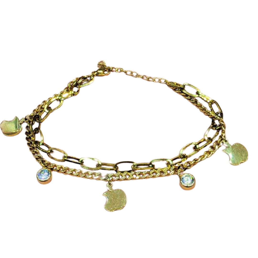Pearl star chain necklace