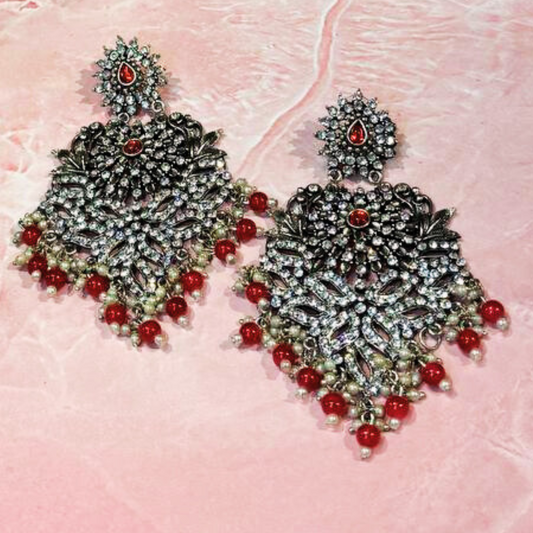 KIRA RED  EARRINGS