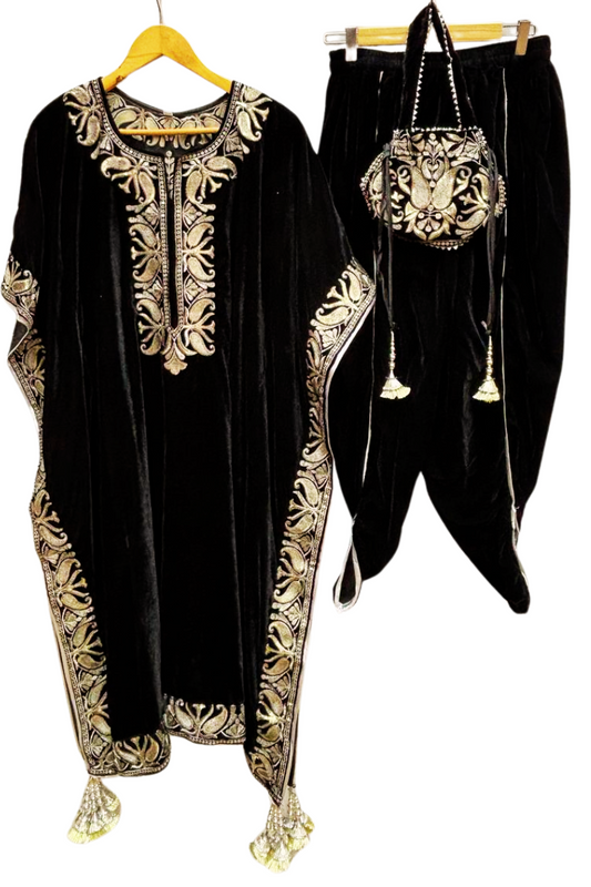 Black jully Kaftan suit