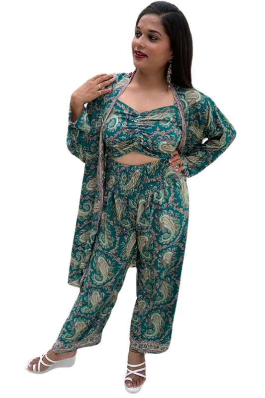 DIMPI GREEN CO-ORD SET