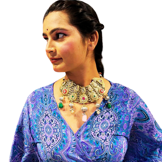 RAJWADA CHOKER NECKLACE