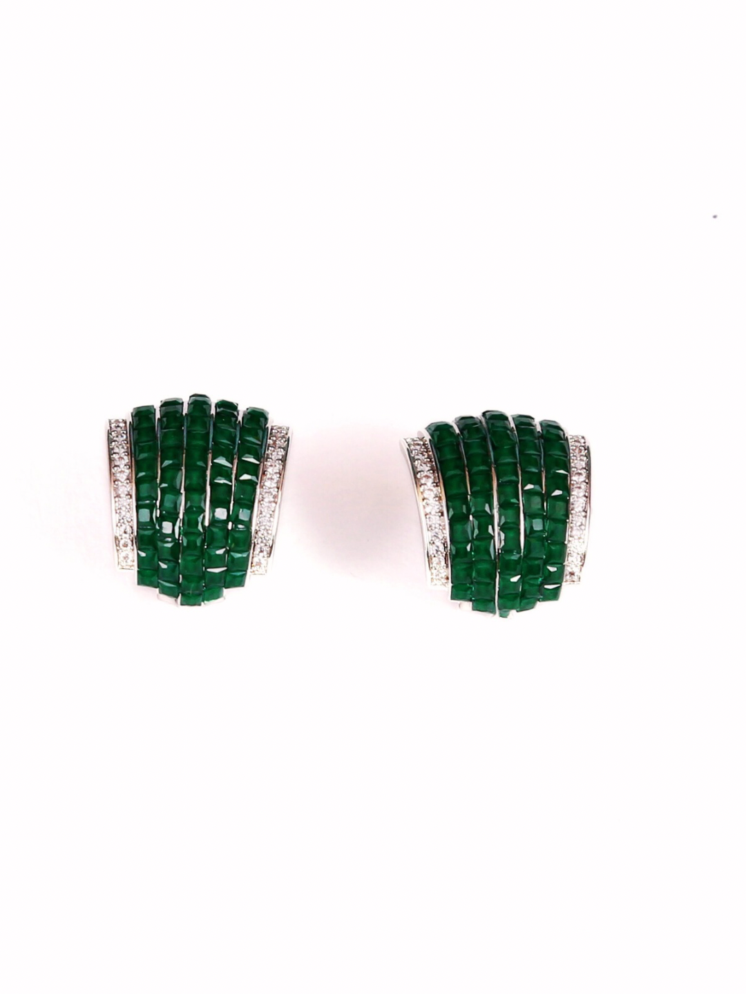 Sharon CZ dangler earrings