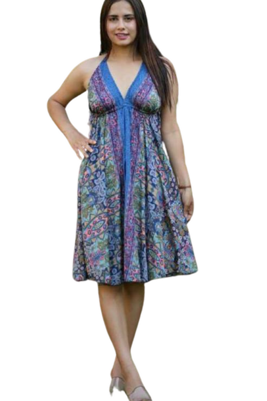 JENNIFER BLUE POINT DRESS