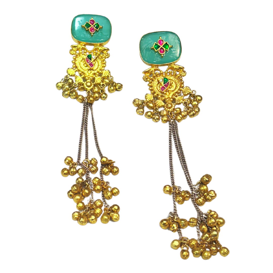 TQ Hayat Kashmiri earrings