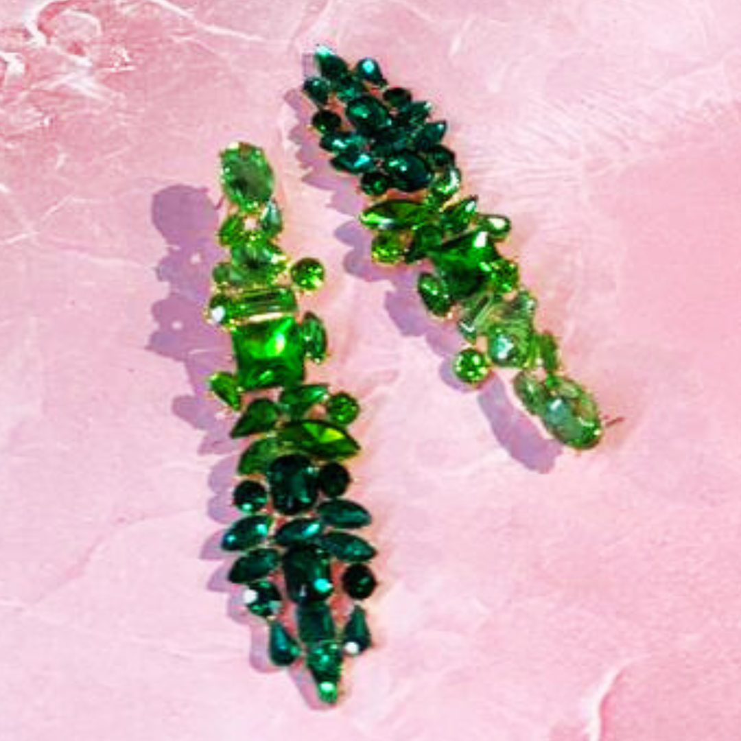 SPHIRA GREEN EARRINGS