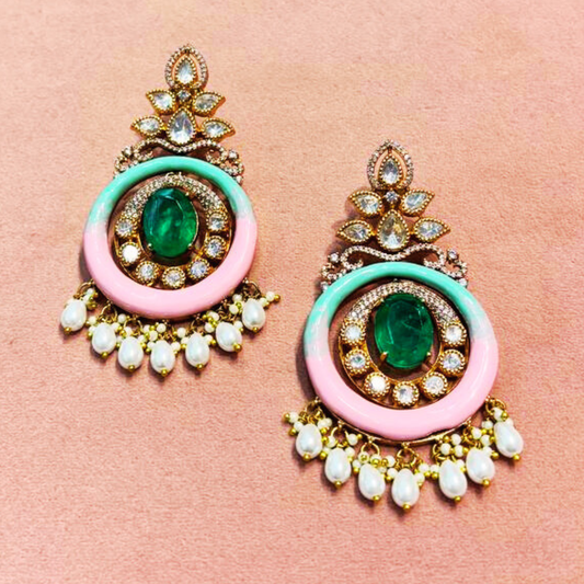 Moulin moissanite earrings